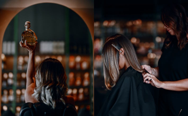 creative hairstyling